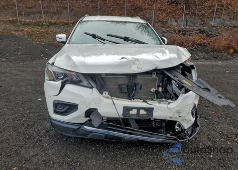 2019 Nissan Pathfinder S z USA, uszkodzony, nr VIN 5N1DR2MM9KC599297